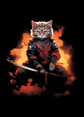 Samurai Cat