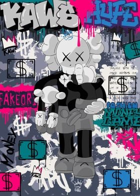 Kaw Kaws Bearbrick Art