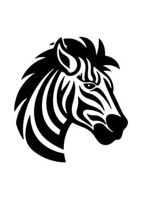 Zebra Stencil Design