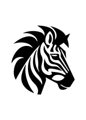 Zebra Stencil Design