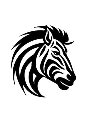 Zebra Stencil Design