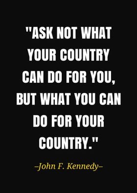 John F Kennedy quote
