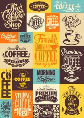 Coffee Vintage Retro Art