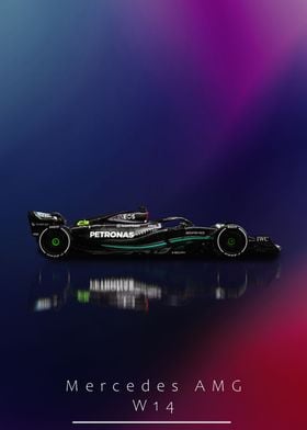 Mercedes AMG W14 F1 Car