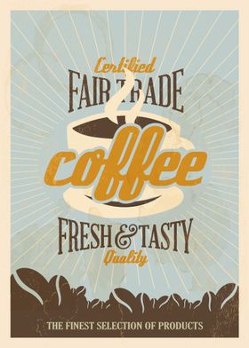 Coffee Vintage Retro Art