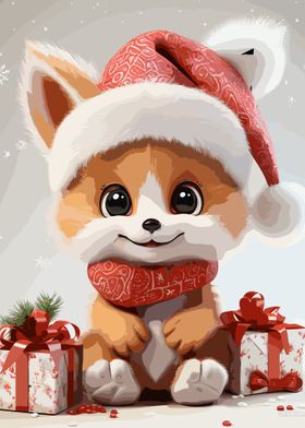 fluffy cute in Christmas