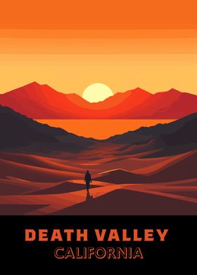 Sunset of Death Valley