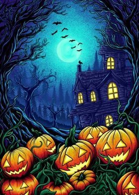 halloween poster artwork