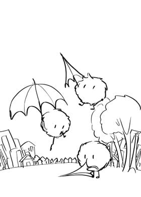 Umbrella Puffballs