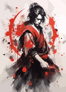 Samurai Japan Paintings