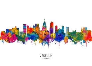 Medellin Colombia Skyline