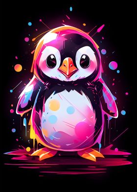 Colorful Penguin
