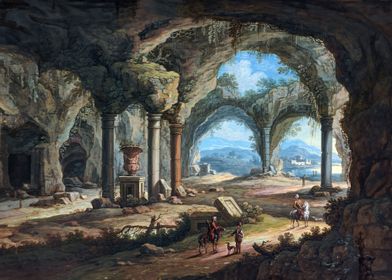 Interior of a grotto