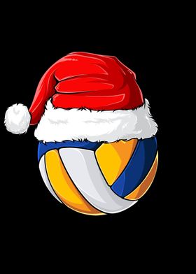 Xmas Santa Hat Volleyball