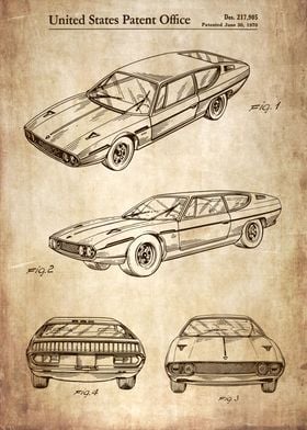 Classic car 1970 patent