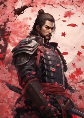 Japanese Samurai Sakura