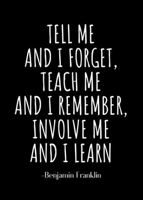 involve me and i learn