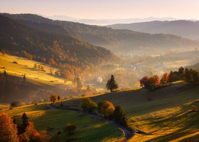 Autumn Tatra Mountain