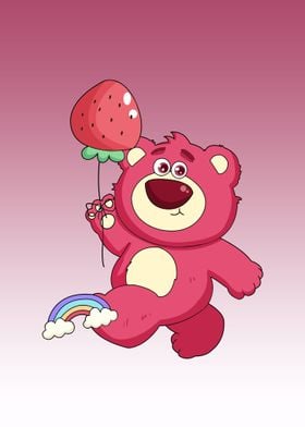 bear pink cute animal