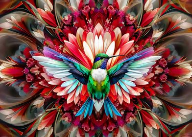 Floral Hummingbird 