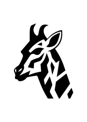 Giraffe Stencil Design