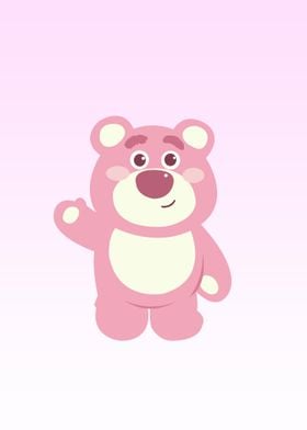 bear pink cute animal