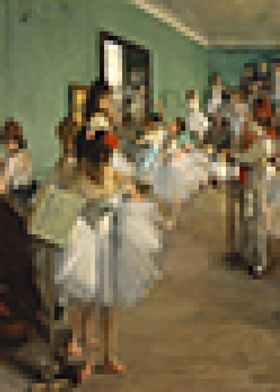 Pixels in Ballet Class