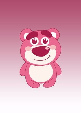 bear pink cute animal