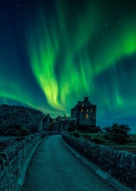 Eilean Donan Castle Aurora