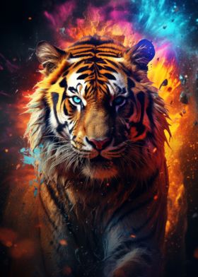 Surreal Fantasy Tiger