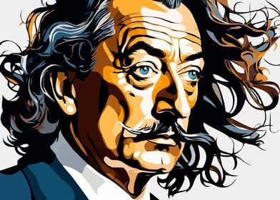 SALVADOR DALI PORTRAIT