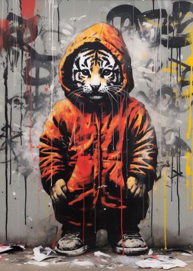 Banksy Lil Tiger Cub Hood