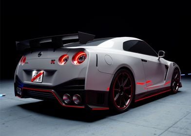 NISSAN GTR R35 REAR