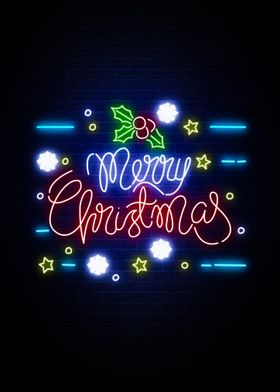 Merry Christmas Neon