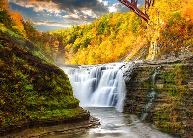 Letchworth State Park fall