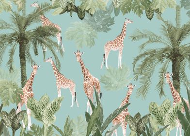 Giraffes in the Jungle 3 