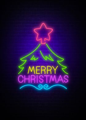 Merry Christmas Neon