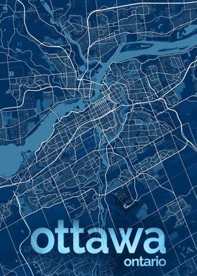 Ottawa City Street Map