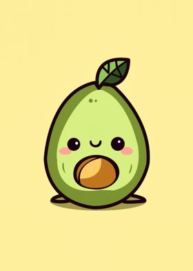 avocado cute baby