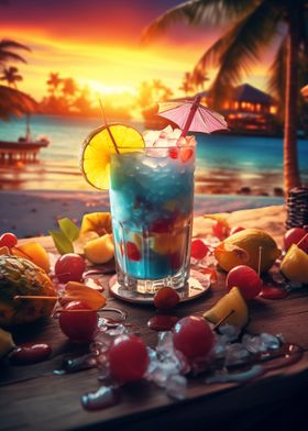 Tropical Island Cocktail