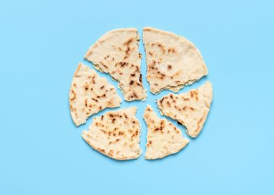 Naan bread minimalist