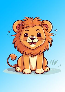 cute lion 