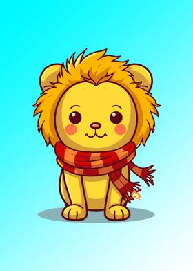 cute lion 