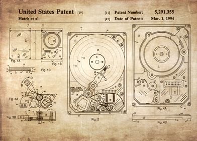 Drive patent print compute