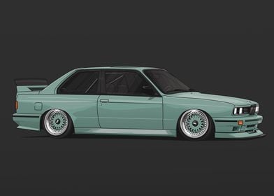 BMW E30 M3 Taifun Bagged