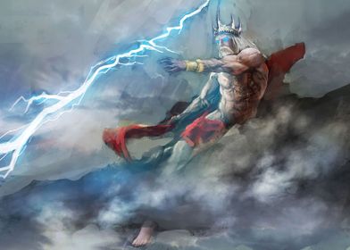 God of Lightning Zeus