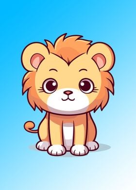 cute lion 