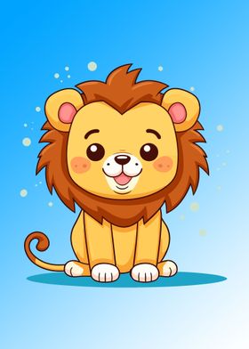 cute lion 