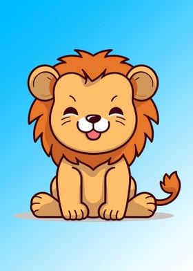 cute lion 