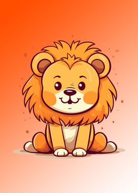 cute lion 